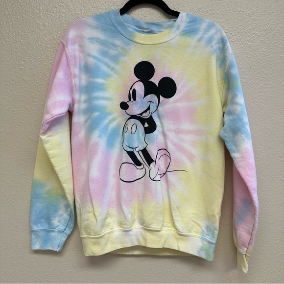 Forever 21 Disney Tie Dye Mickey Mouse Sweatshirt Size Small - Picture 2 of 6